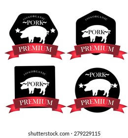 premium pork meat labels