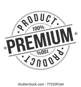Premium Product Approved Certified Quality Original Stamp Design Vector Round Art.