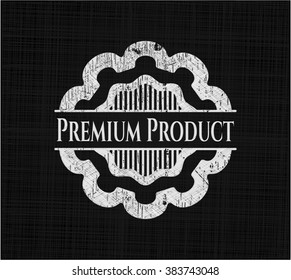 Premium-Produkt mit Chalkboard-Struktur