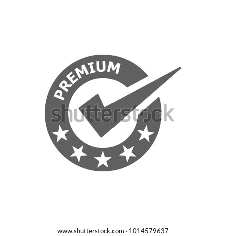 Premium product icon in trendy flat style isolated on white background. Symbol for your web site design, logo, app, UI. Vector illustration, EPS