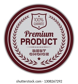Premium Product Label