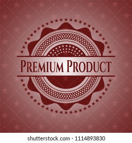  Premium Product red emblem