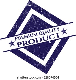 Sello de textura gruesa de goma de producto premium