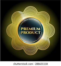 Premium Product shiny emblem