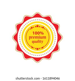 Premium quality 100 guarantee rubber stamp vector
