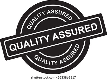 Premium Quality Assured Stamp Badge Vector Design