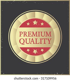 premium quality badge