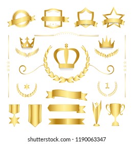 Premium quality badge and banner collection vectors