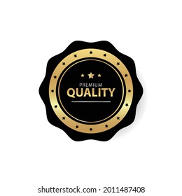 Premium Quality Badge Emblem Tag Label Vector Template Design Illustration