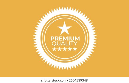 Premium Quality Badge for Luxury Branding High-End Products and Exclusive Certification