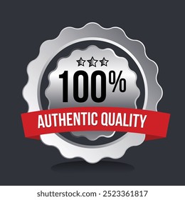 premium quality badge vector illustration