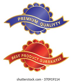  Premium Quality Badge,label , award . Vector illustration.