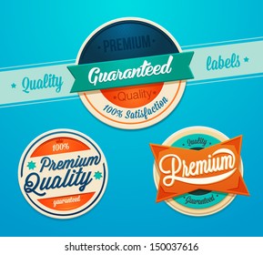 Premium quality badges