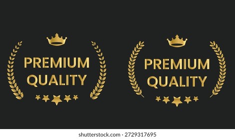 premium quality badges. Authentic Product Icons. Luxury product graphic design. Facility management and luxury goods signs
