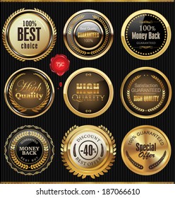 Premium quality badges and labels