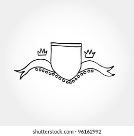 premium quality badges and labels illustration doodle