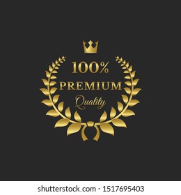 Premium Quality Badges Vector Illustration