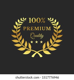 Premium Quality Badges Vector Illustration