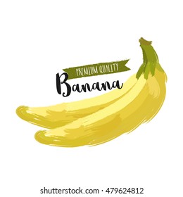 Premium Quality Banana, Food Sticker. 