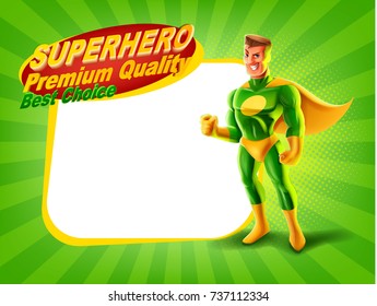 premium quality banner  with hero