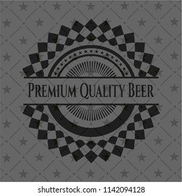 Premium Quality Beer black emblem. Vintage.