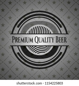 Premium Quality Beer black emblem