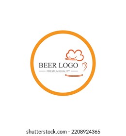 premium quality of Beer Vintage Logo Design Template Inspiration Vector Illustration