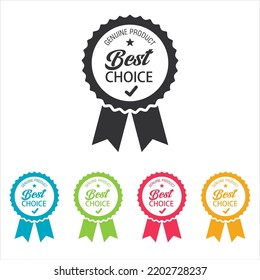 Premium quality black badges flat design retro design vector illustration