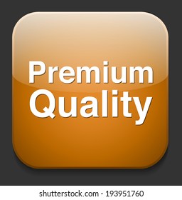 premium quality button