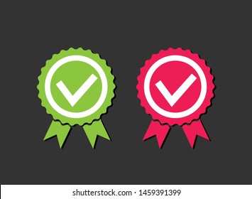 Premium quality certificate icon or label.vector