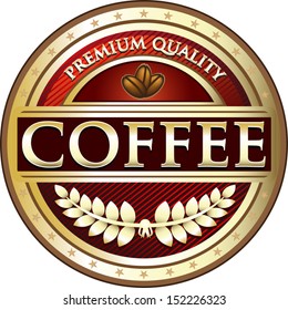 Premium Quality Coffee Award Medal