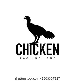 premium quality design concept chicken logo symbol farm and livestock vintage retro simple