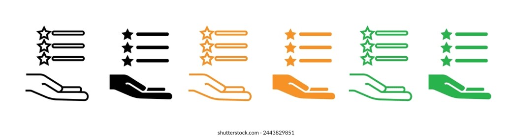 Premium Quality and Feature Highlighting with Vector Star Rating Icons for Project Evaluation