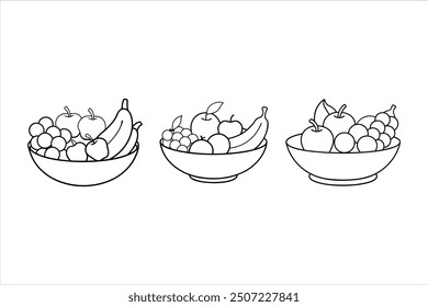 Premium Quality Fruits Silhouette Vector Designs