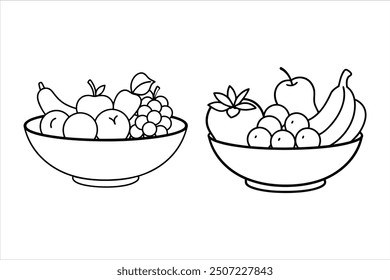 Premium Quality Fruits Silhouette Vector Designs