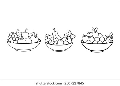 Premium Quality Fruits Silhouette Vector Designs