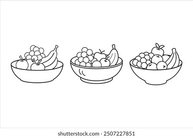 Premium Quality Fruits Silhouette Vector Designs