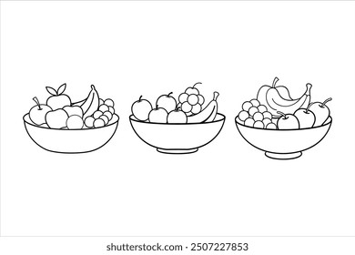 Premium Quality Fruits Silhouette Vector Designs