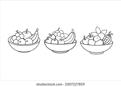 Premium Quality Fruits Silhouette Vector Designs