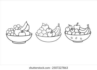 Premium Quality Fruits Silhouette Vector Designs