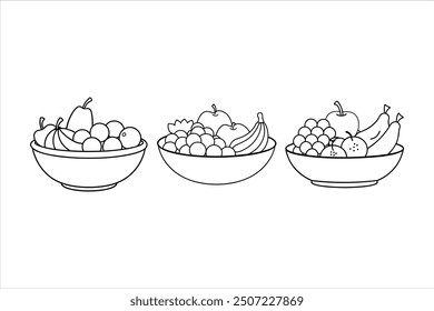 Premium Quality Fruits Silhouette Vector Designs