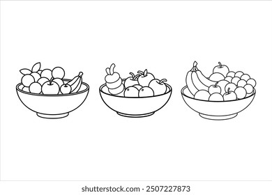 Premium Quality Fruits Silhouette Vector Designs