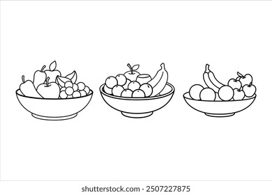 Premium Quality Fruits Silhouette Vector Designs