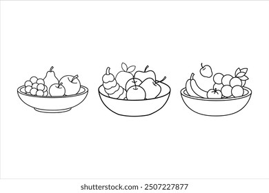 Premium Quality Fruits Silhouette Vector Designs