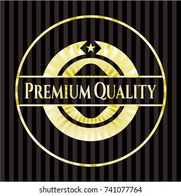 Premium Quality gold badge