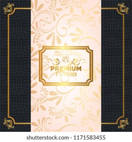 premium quality golden frame