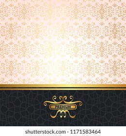 premium quality golden frame