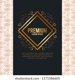 premium quality golden frame