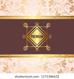 premium quality golden frame