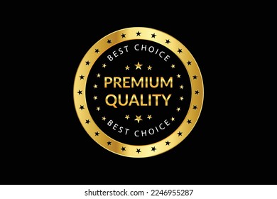 Premium Quality Golden Gradient vector design.